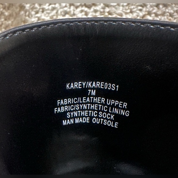 Steve Madden Black Lace-Up Boots With Red Lace Size 7 - Picture 9 of 9